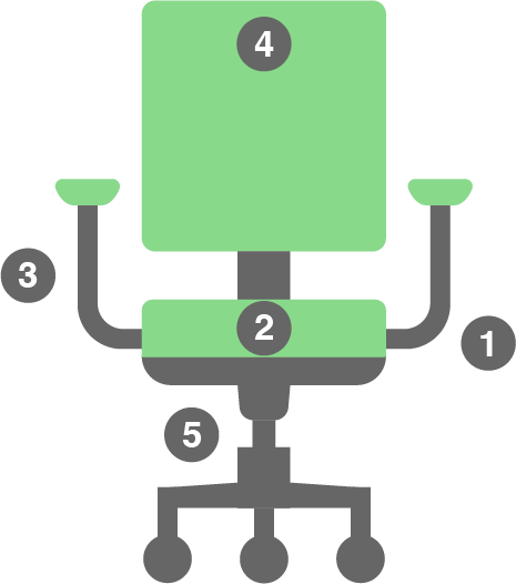 Vector of an office chair