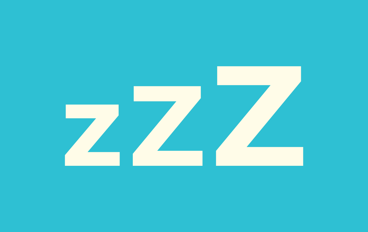 zZZ Sleep hygiene